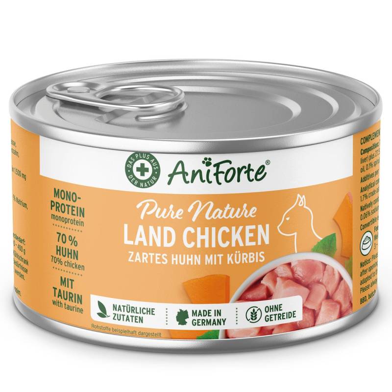 Nassfutter Land Chicken  – Zartes Huhn mit Kürbis von AniForte