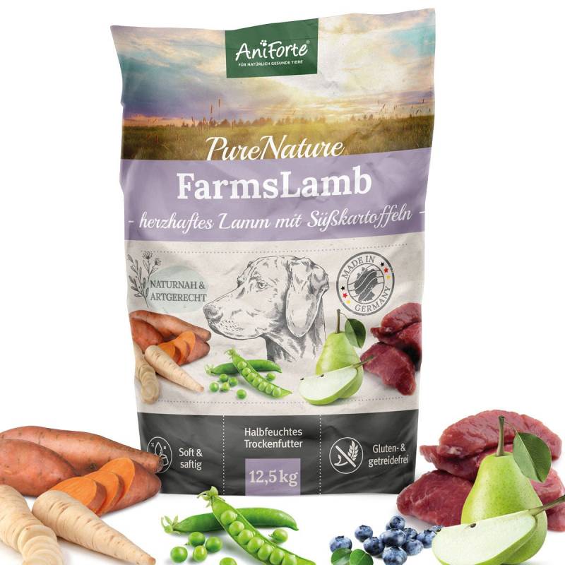 Trockenfutter FarmsLamb – Herzhaftes Lamm mit Süßkartoffeln von AniForte