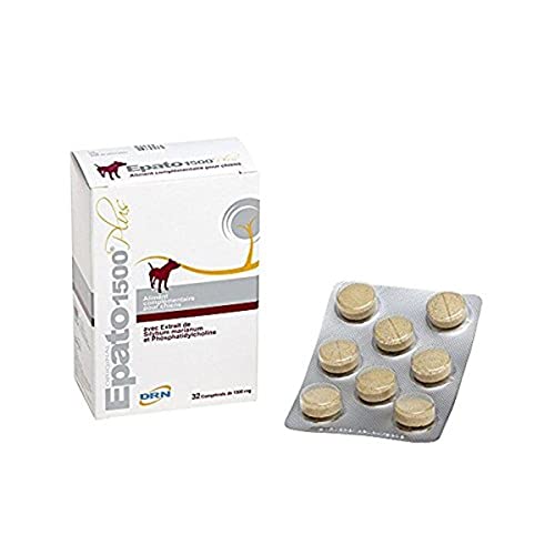DRN Epato 1500 - Diätergänzungsfutter für HUNDE - Doppelpack - 2 x 32 Tabletten DRN Epato 1500 - Diätergänzungsfutter für HUNDE - Doppelpack - 2 x 32 Tabletten von AniMedica