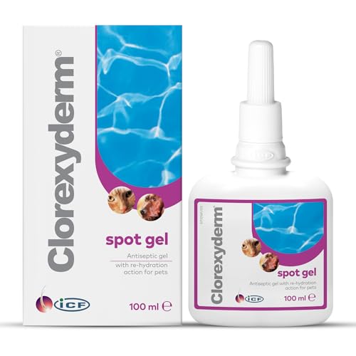 CLXDerm Spot Gel | Sanftes Hautpflege-Gel für Hunde & Katzen | Unterstützt saubere & hydratisierte Haut | Einfache Anwendung für gezielte Pflege | 50ml Tube CLXDerm Spot Gel | Sanftes Hautpflege-Gel für Hunde & Katzen | Unterstützt saubere & hydratisierte Haut | Einfache Anwendung für gezielte Pflege | 50ml Tube von ICF