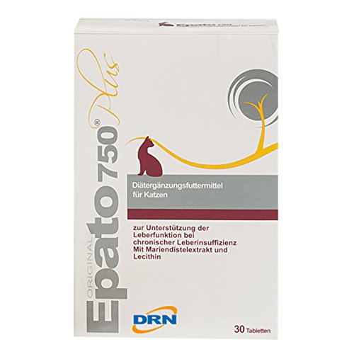 DRN Epato 750 - Diätergänzungsfuttermittel für KATZEN - 30 Tabletten von DRN