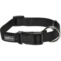AniOne Halsband Classic Nylon schwarz M von AniOne