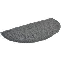 AniOne Toilettenvorleger halbrund 40x60 cm grau von AniOne
