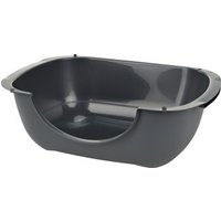 AniOne offene Toilette Bella 56 x 39,5 x 19 cm grau von AniOne