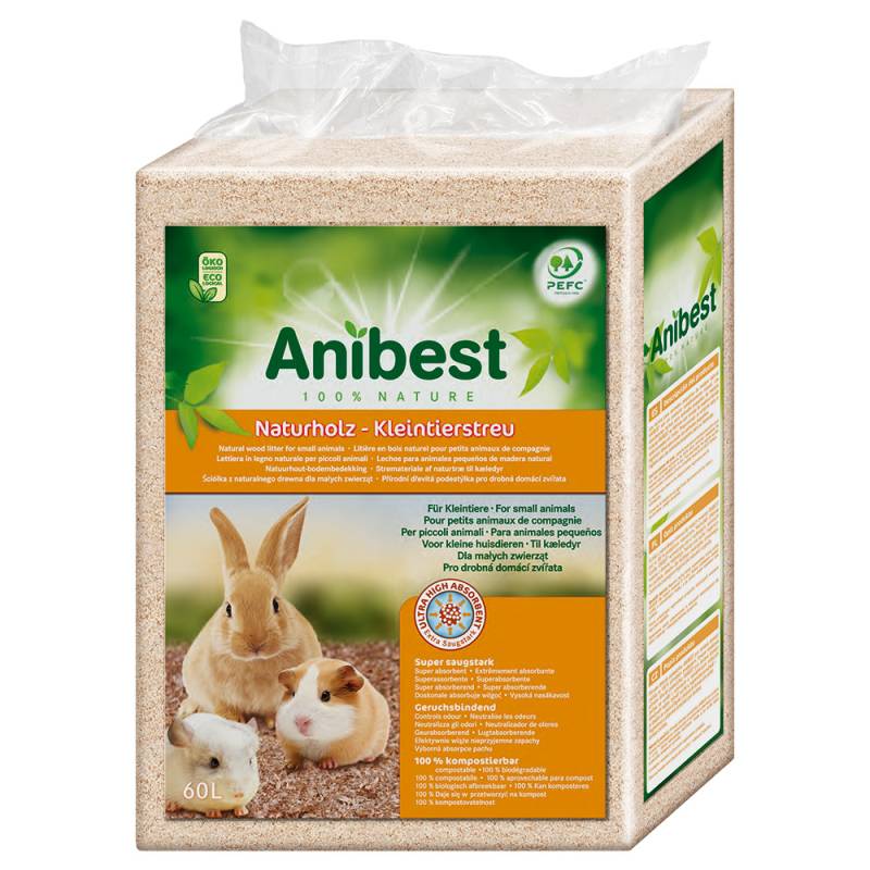 Anibest Kleintierstreu - 60 l (3,2 kg) von Anibest