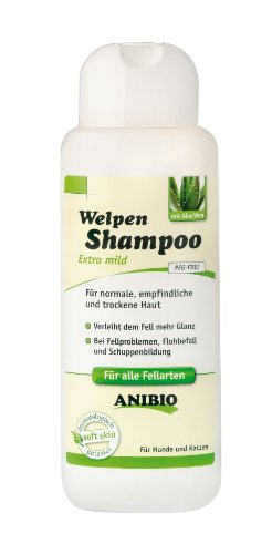 Anibio 95031 Shampoo für Welpen 250 ml Pflegemittel für Hunde von Anibio