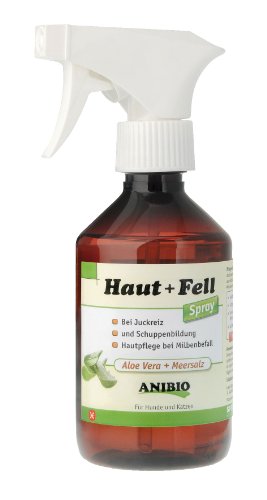 Anibio 95143 Haut Fell Mineralspray 300 ml Pflegemittel für Hunde und Katzen von Anibio