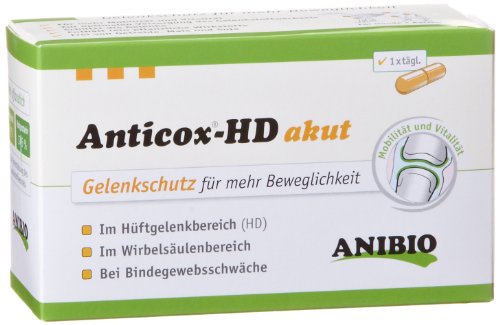 Anibio Anticox-HD akut 50 Kapseln Ergänzungsfutter für Hunde, 1er Pack (1 x 0.03 kg) von Anibio