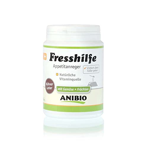 Anibio Fress Hilfe 120g Appetitanreger für Hunde und Katzen bei mäkeligen/schlechten Fressern von Anibio