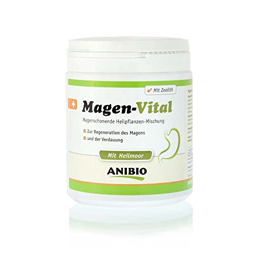 Anibio Magen - Vital 440g - bei Übersäuerung des Magens - Schadstoffbindung durch Bentonit Hunde & Katzen von Anibio