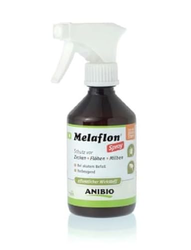 Anibio Melaflon Spray 300 ml Ungezieferbekämpfung für die direkte Anwendung auf dem Tier - für Hunde und Katzen Anibio Melaflon Spray 300 ml Ungezieferbekämpfung für die direkte Anwendung auf dem Tier - für Hunde und Katzen von Anibio