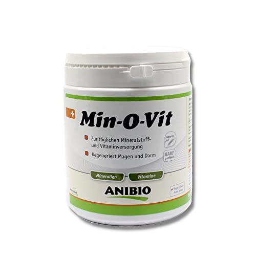 Anibio Min-O-VIT 450 g Ergänzungsfutter für Hunde und Katzen, 1er Pack von Anibio
