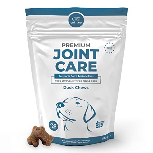Anicare Premium Joint Care - Hochkonzentrierte Chews für Hunde, die Gelenktabletten ablehnen! Mit Glucosamin, Chondroitin, MSM und Grünlippmuschel von Anicare