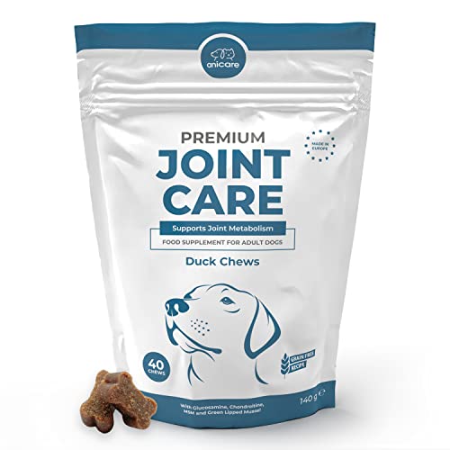 Anicare Premium Joint Care - Hochkonzentrierte Gelenk-Chews für Hunde - Mit Glucosamin, Chondroitin, MSM und Grünlippmuschel von Anicare