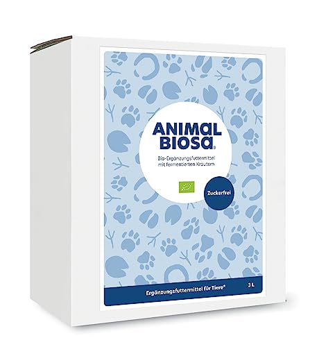 Animal Biosa 3 Liter, Bio Nahrungsergänzungsmittel für Tier mit lebenden Milchsäurebakterien, für Haustiere wie Hunde, Pferde, Katzen, Stallvieh von Animal Biosa