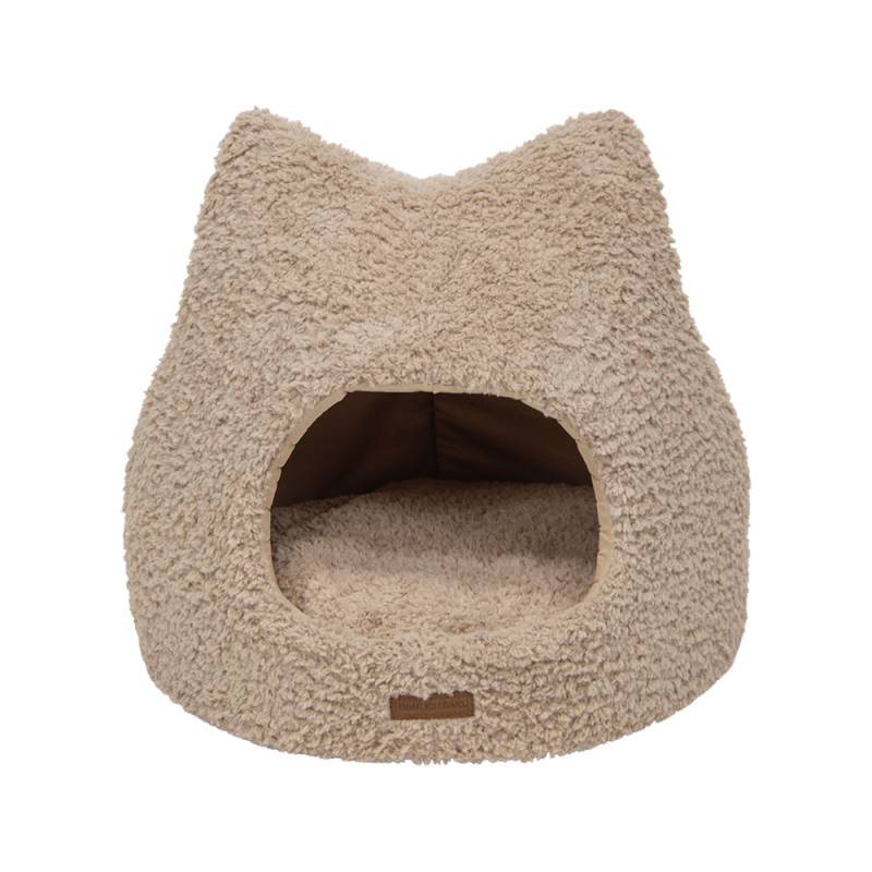 Animal Boulevard Curl Plush Iglu - Beige von Animal Boulevard
