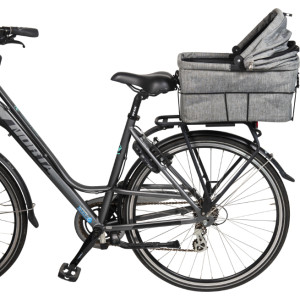 Animal Boulevard Fahrradkorb und Tragetasche für Gepäckträger - grau Pro Stück Animal Boulevard Fahrradkorb und Tragetasche für Gepäckträger - grau Pro Stück von Animal Boulevard