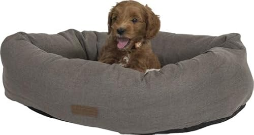 Animal Boulevard - Hundebett Home and Away - oval braun - 80 x 62 cm von Animal Boulevard