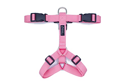 Animal Connection H-Form Hundegeschirr, Hundeweste Geschirre 5-Punkt-Einstellung, leicht und strapazierfähig. (XS, Rosa) von Animal Connection