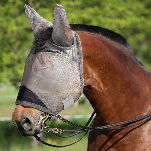 Fliegenmaske für Pferde, super Komfort, Fliegenmasken für Pferde, verstellbar, UV-Schutz, Atmungsaktivität, Pferde Fliegenmasken mit Ohren, Pony Mini-Equine Fliegenmaske für Miniatur-Fohlen, Fliegenmaske für Pferde, super Komfort, Fliegenmasken für Pferde, verstellbar, UV-Schutz, Atmungsaktivität, Pferde Fliegenmasken mit Ohren, Pony Mini-Equine Fliegenmaske für Miniatur-Fohlen, von Animal-Gifts