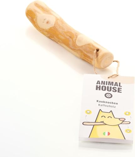 Animal House – Kaffeeholz für Hunde – Natürlicher Kausnack – verbessert die Mundhygiene – Anti-Stress für Hunde – widerstandsfähig und langlebig (S) von Animal House