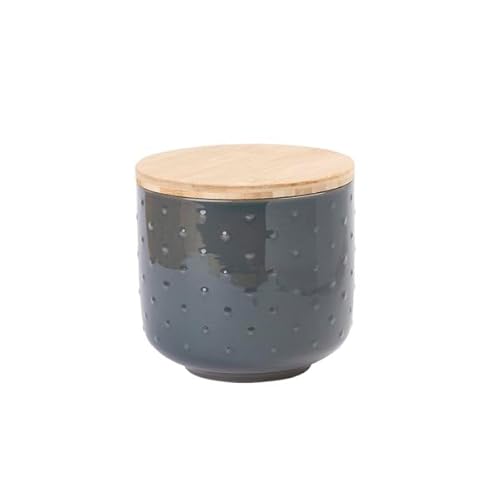 Animal Tree Keramik Tierurne Dots, personalisierbare Tierurne mit Holzdeckel für Hunde und Katzen, Für Tiere bis zu einem Lebendgewicht von ca. 14 kg von Animal Tree