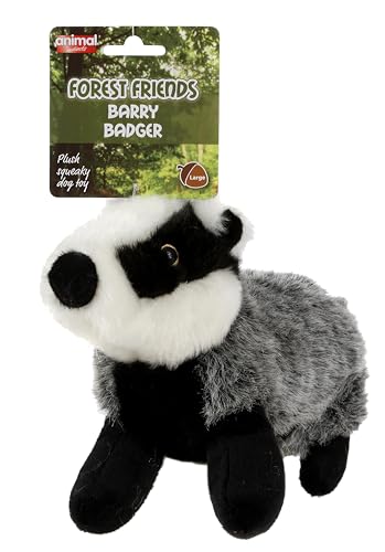 Animal Instincts Forest Friends Quietschendes Plüsch-Hundespielzeug, weich, bequem, Welpenspielzeug, Barry Dachs, groß Animal Instincts Forest Friends Quietschendes Plüsch-Hundespielzeug, weich, bequem, Welpenspielzeug, Barry Dachs, groß von Animal