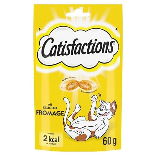 Catisfactions Käse-Leckerlis für Katzen und Kätzchen, 60 g, 4 Stück von Animalerie