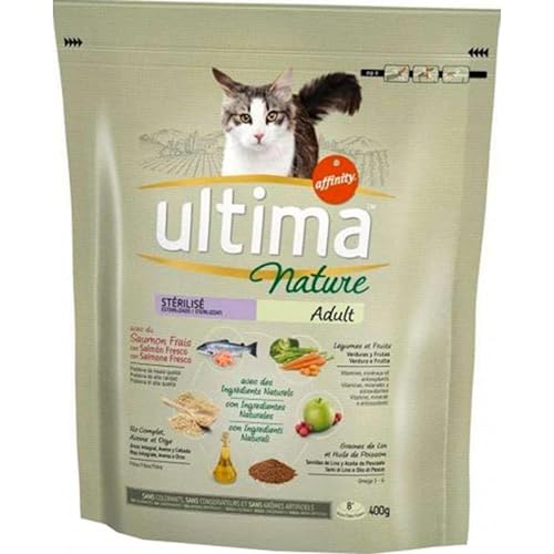 Ultima Nature Katze, sterilisiert, Lachs, 6 x 400 g von Animalerie