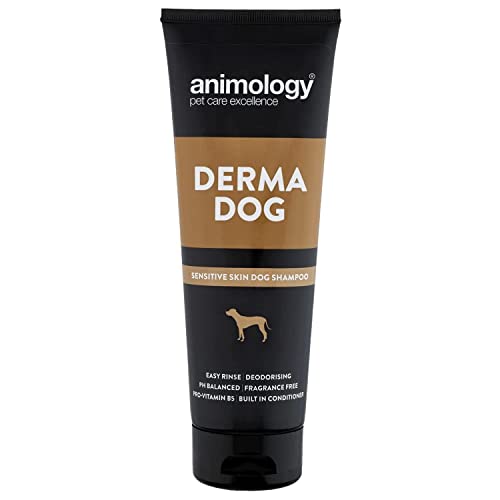 Animology Derma Dog Hunde-Shampoo, parfümfrei, mildes Hunde-Shampoo, 250 ml von Animology