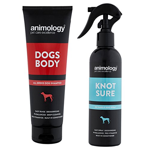 animology Dogs Body Shampoo und Knoten Sicher de-tangle Spray Set animology Dogs Body Shampoo und Knoten Sicher de-tangle Spray Set von Animology