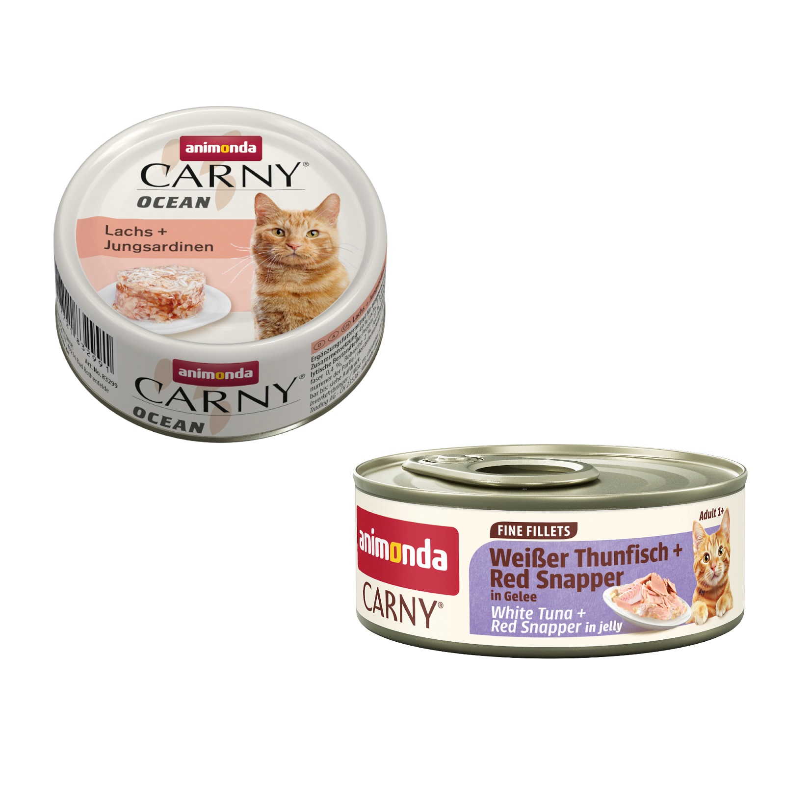 12 x 80 g animonda Carny Ocean + 60 g Adult Fine Fillets in Gelee gratis! - Lachs + Jungsardinen 12 x 80 g animonda Carny Ocean + 60 g Adult Fine Fillets in Gelee gratis! - Lachs + Jungsardinen von Animonda Carny