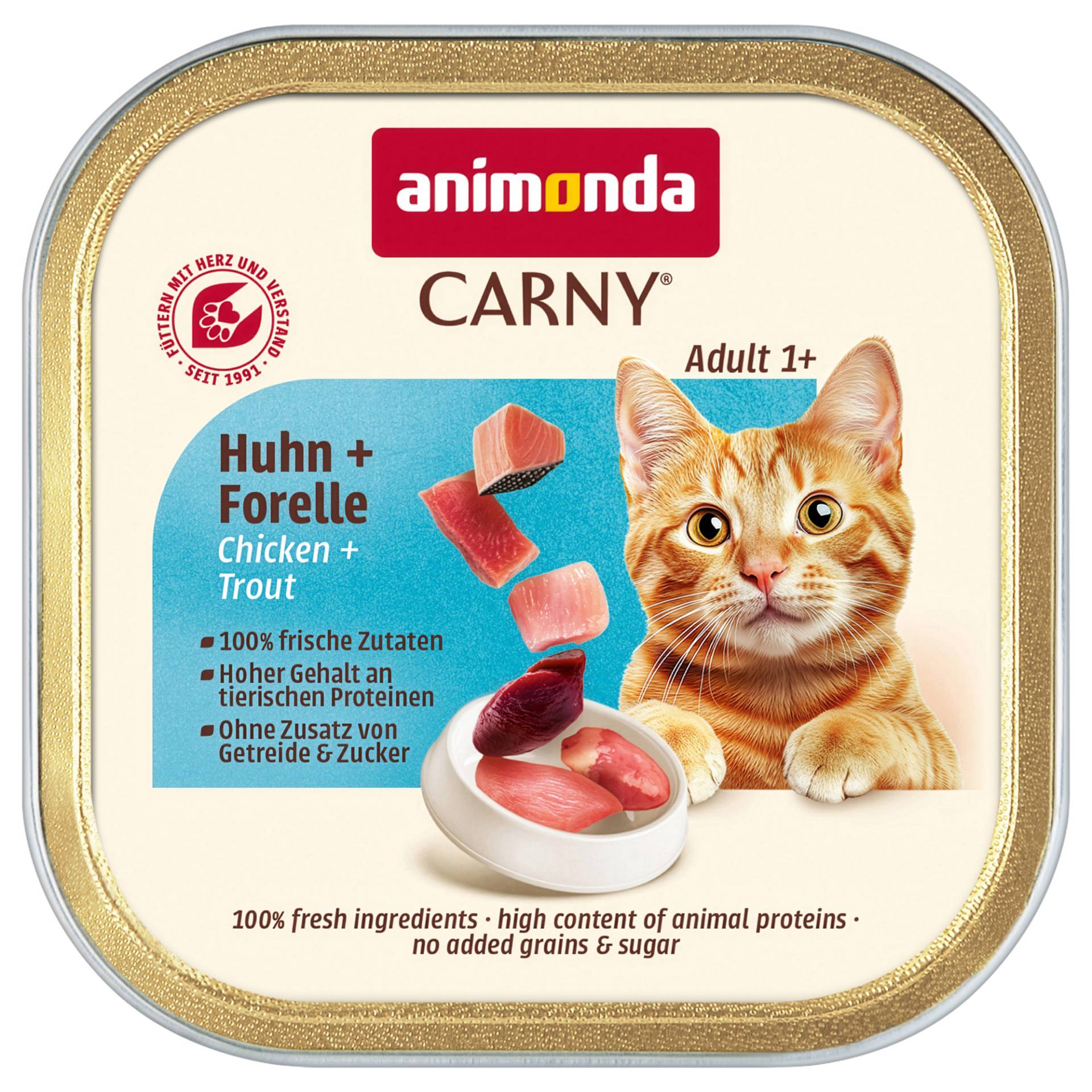 Animonda Carny Adult 32 x 85 g - Huhn & Forelle von Animonda Carny