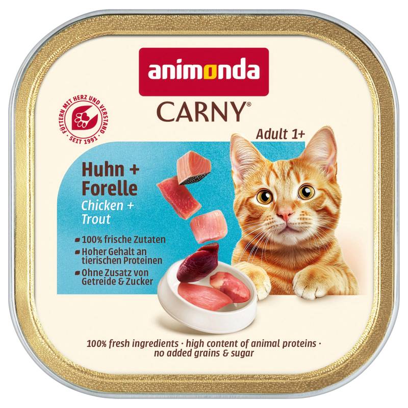 Animonda Carny Adult 32 x 85 g - Huhn & Forelle Animonda Carny Adult 32 x 85 g - Huhn & Forelle von Animonda Carny