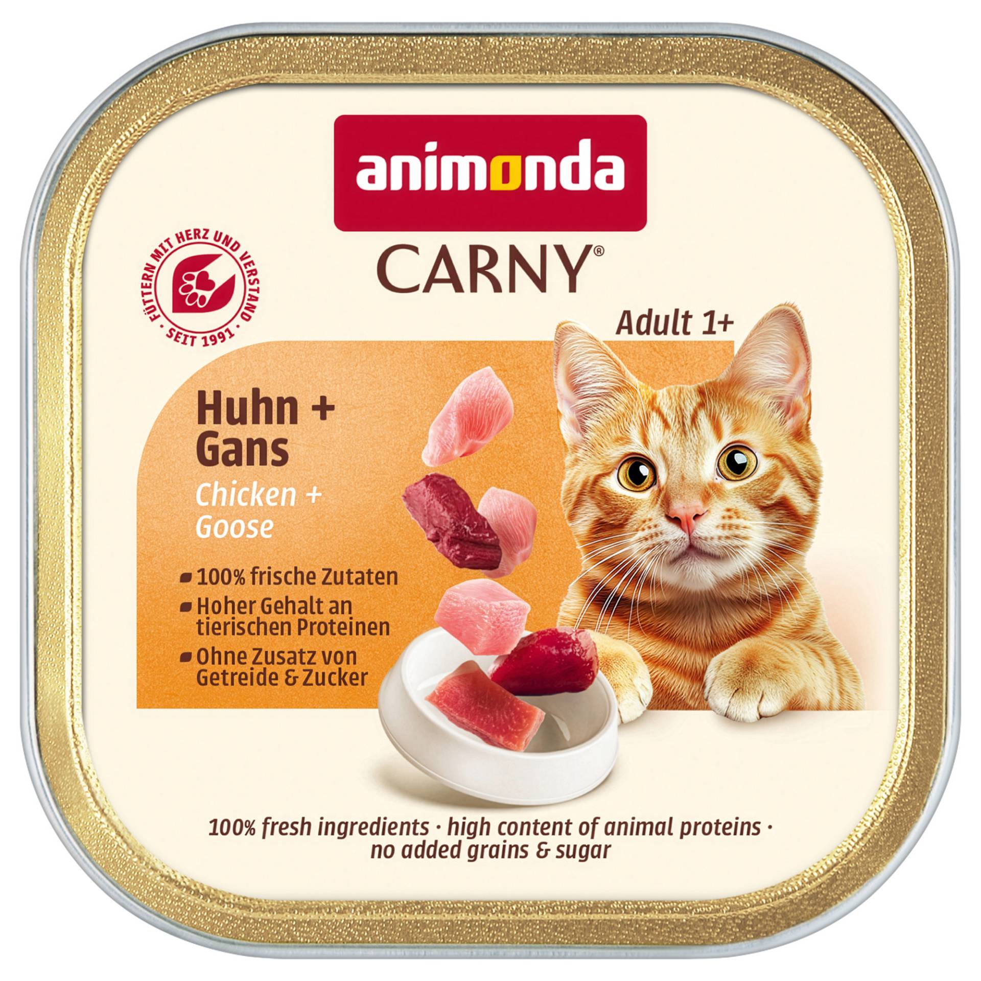 Animonda Carny Adult 32 x 85 g - Huhn & Gans von Animonda Carny