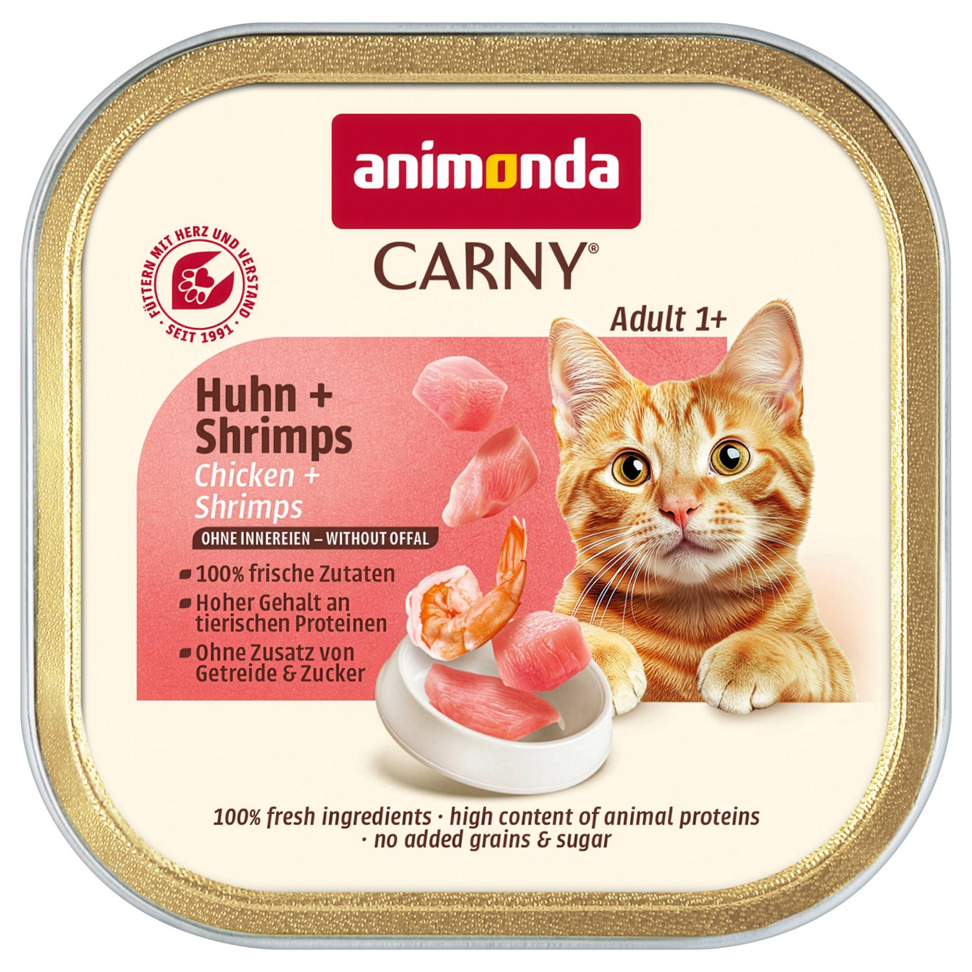 Animonda Carny Adult 32 x 85 g - Huhn & Shrimps von Animonda Carny