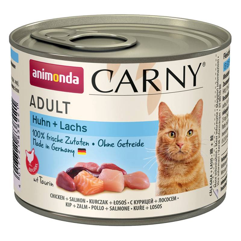 animonda Carny Adult 6 x 200 g - Huhn & Lachs von Animonda Carny