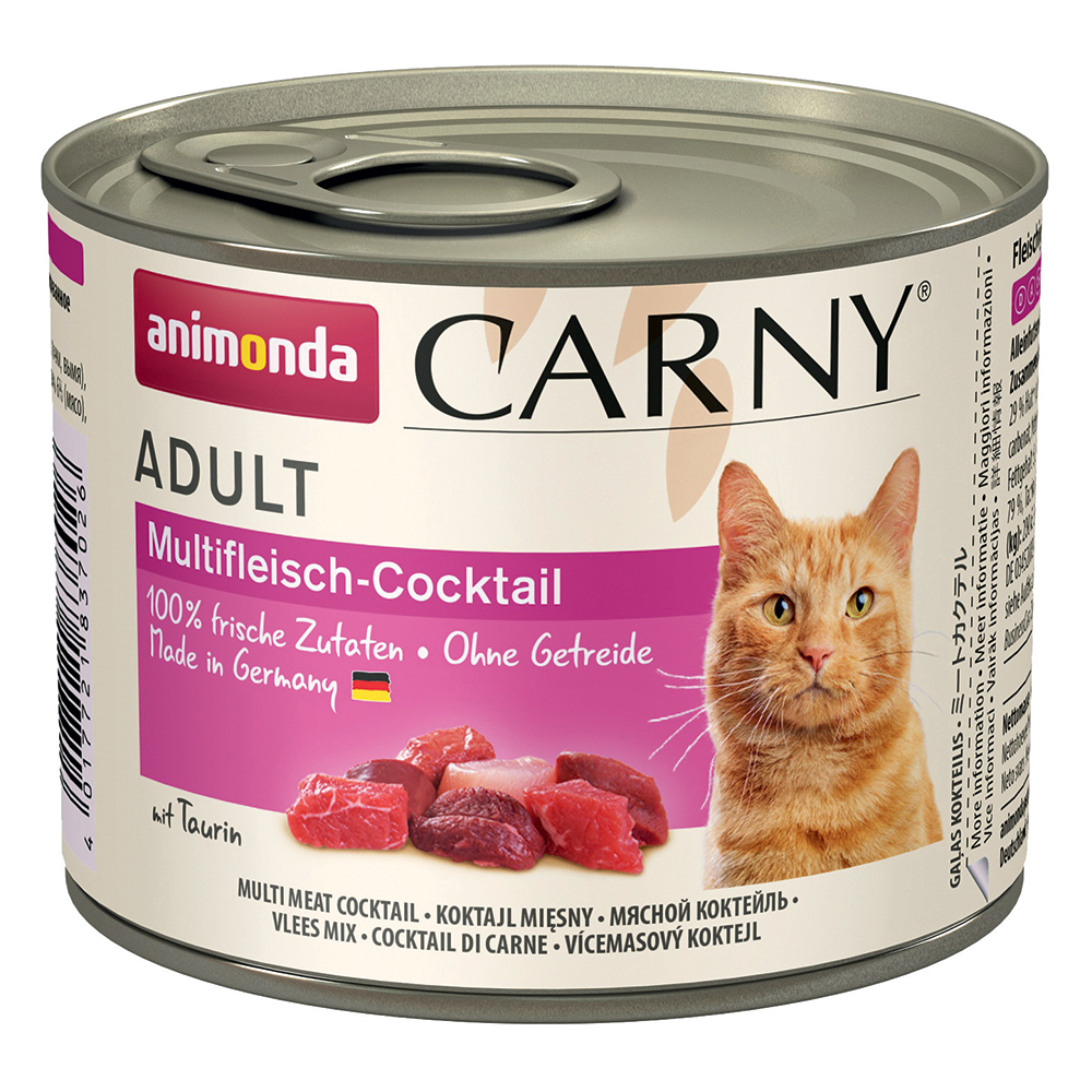 animonda Carny Adult 6 x 200 g - Multifleisch-Cocktail von Animonda Carny