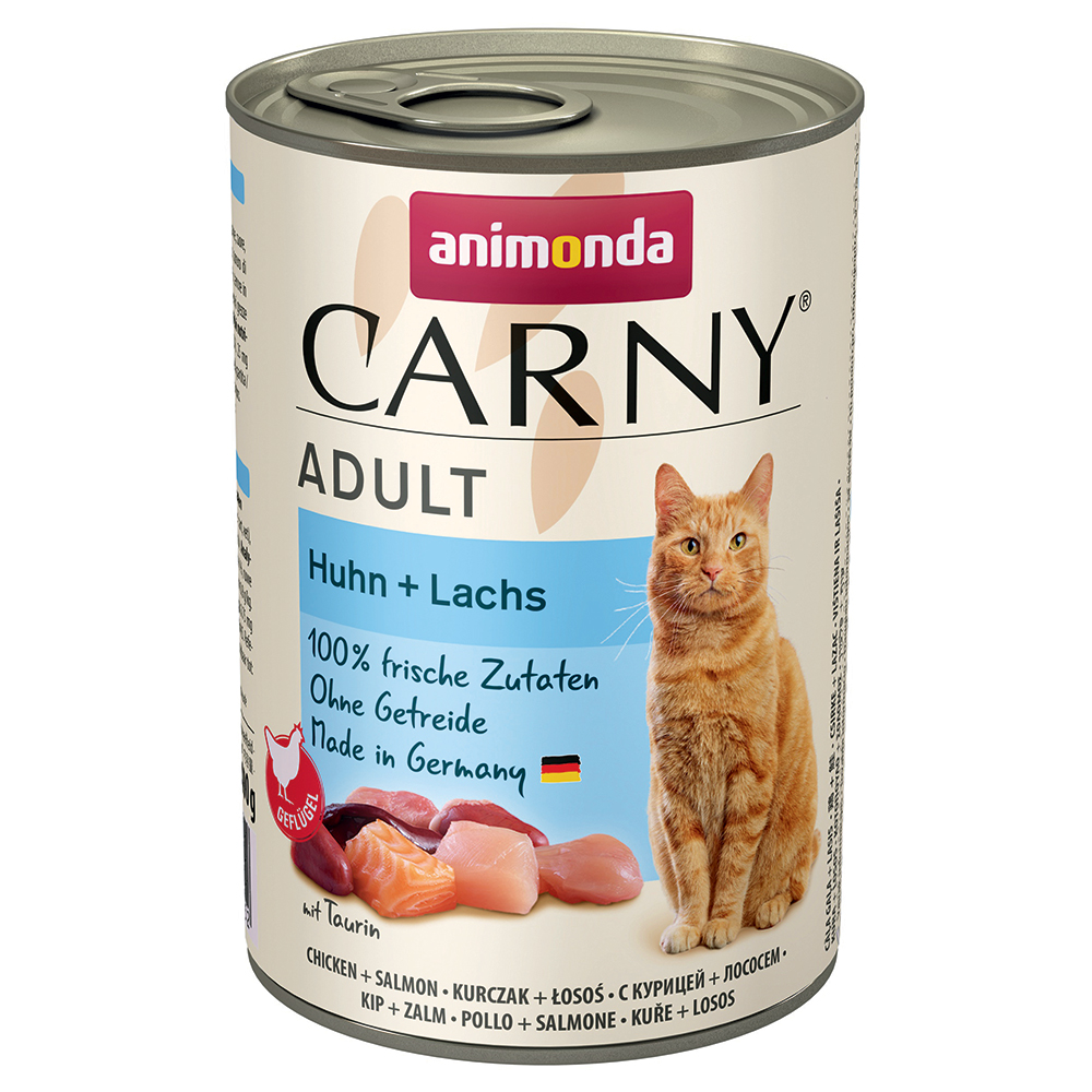 animonda Carny Adult 6 x 400 g - Huhn & Lachs von Animonda Carny