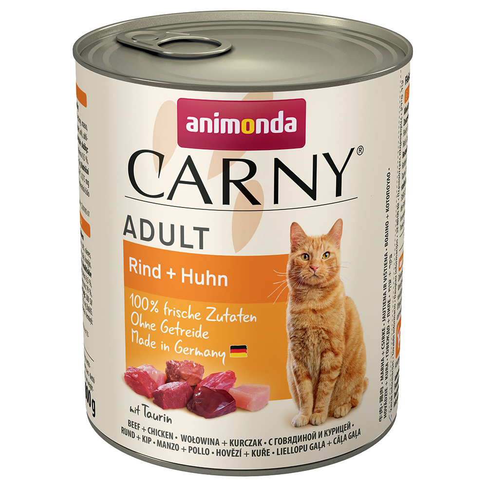 animonda Carny Adult 6 x 800 g - Rind & Huhn von Animonda Carny