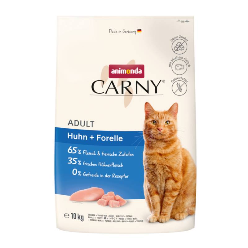 animonda Carny Adult Huhn + Forelle Trockenfutter - Sparpaket: 2 x 10 kg von Animonda Carny