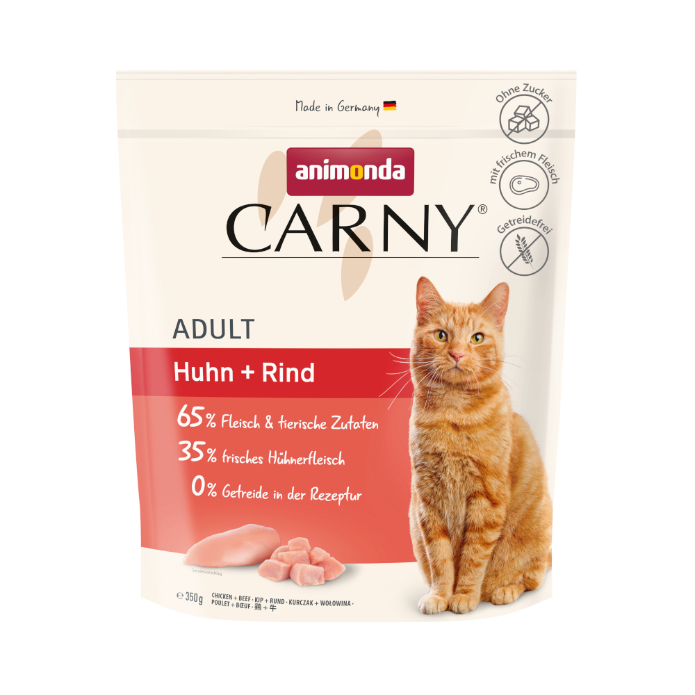 animonda Carny Adult Huhn + Rind - 350 g animonda Carny Adult Huhn + Rind - 350 g von Animonda Carny