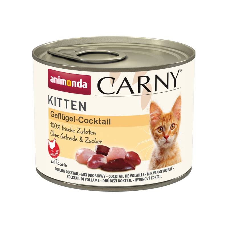 animonda Carny Kitten 12 x 200 g - Geflügel-Cocktail von Animonda Carny