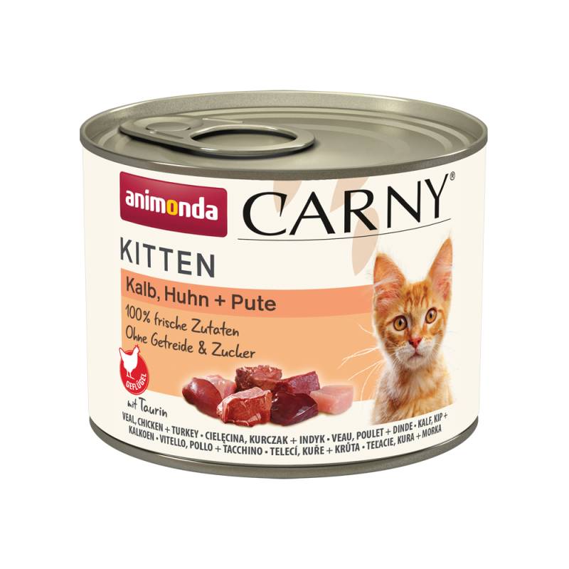 animonda Carny Kitten 12 x 200 g - Kalb, Huhn & Pute von Animonda Carny