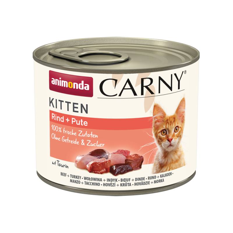 animonda Carny Kitten 12 x 200 g - Rind & Pute von Animonda Carny