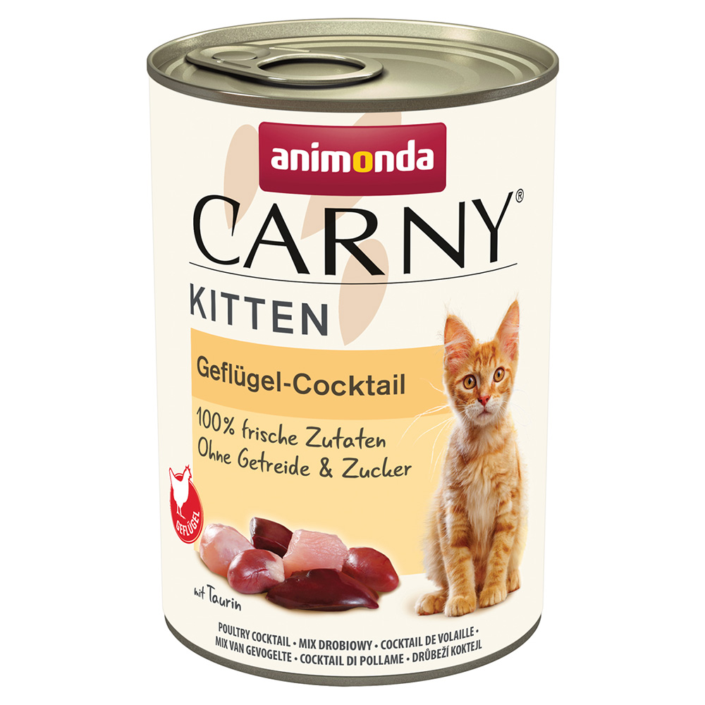 animonda Carny Kitten 12 x 400 g - Geflügel-Cocktail animonda Carny Kitten 12 x 400 g - Geflügel-Cocktail von Animonda Carny