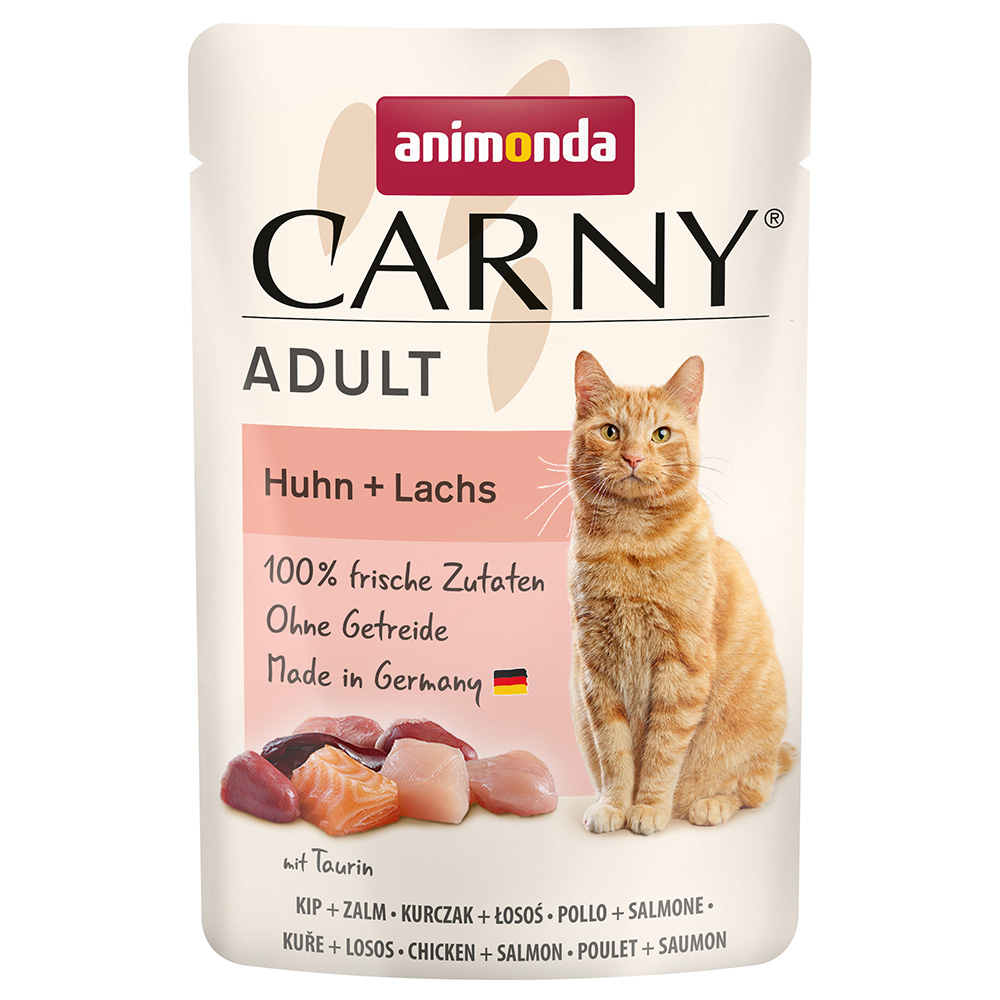 animonda Carny Pouch 12 x 85 g - Huhn & Lachs von Animonda Carny