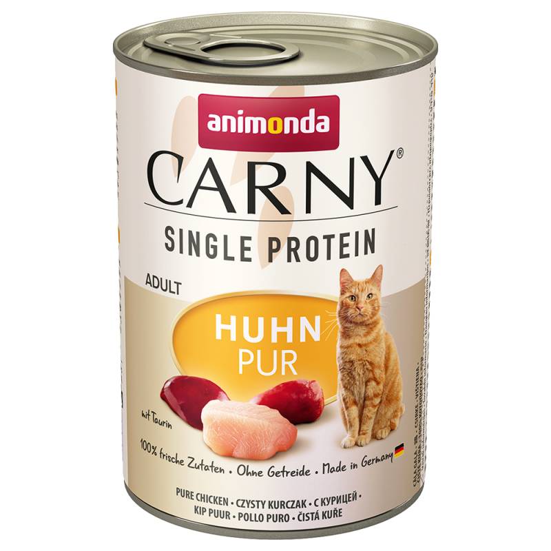 Sparpaket animonda Carny Single Protein Adult 24 x 400 g - Huhn pur von Animonda Carny