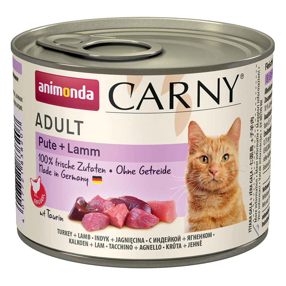 Sparpaket animonda Carny Adult 24 x 200 g - Pute & Lamm von Animonda Carny