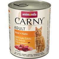 animonda Carny Adult 800g x 24 - Sparpaket - Rind & Huhn von Animonda Carny